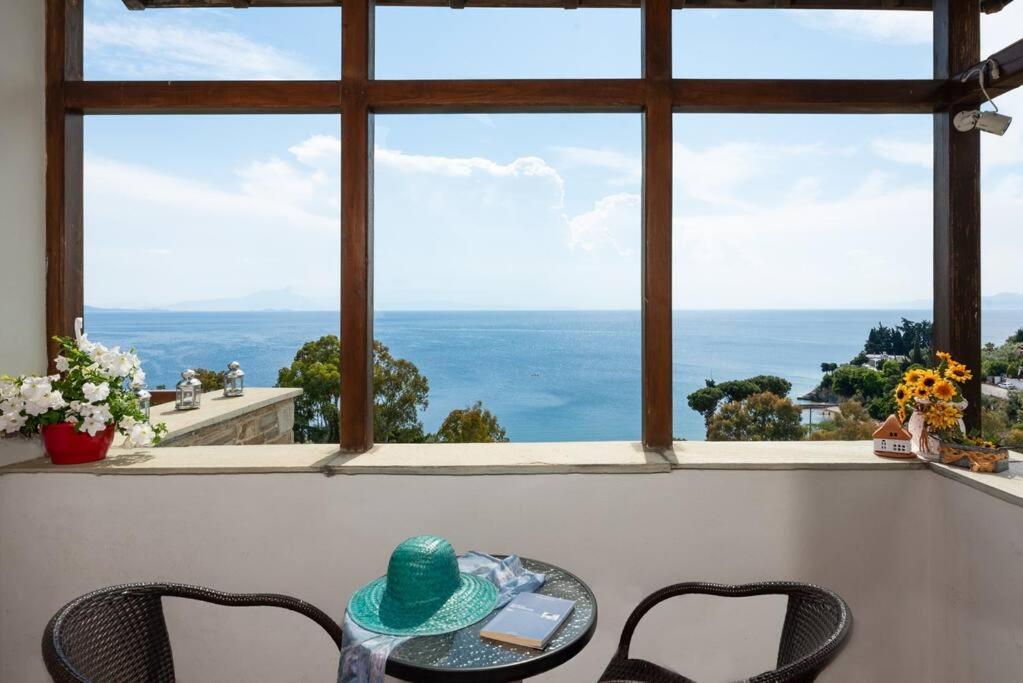 Seaside House With View Over Pagasitikos Áfissos Esterno foto